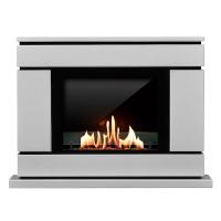 Биокамин в портале SteelHeat Vega, стекло, стемалит