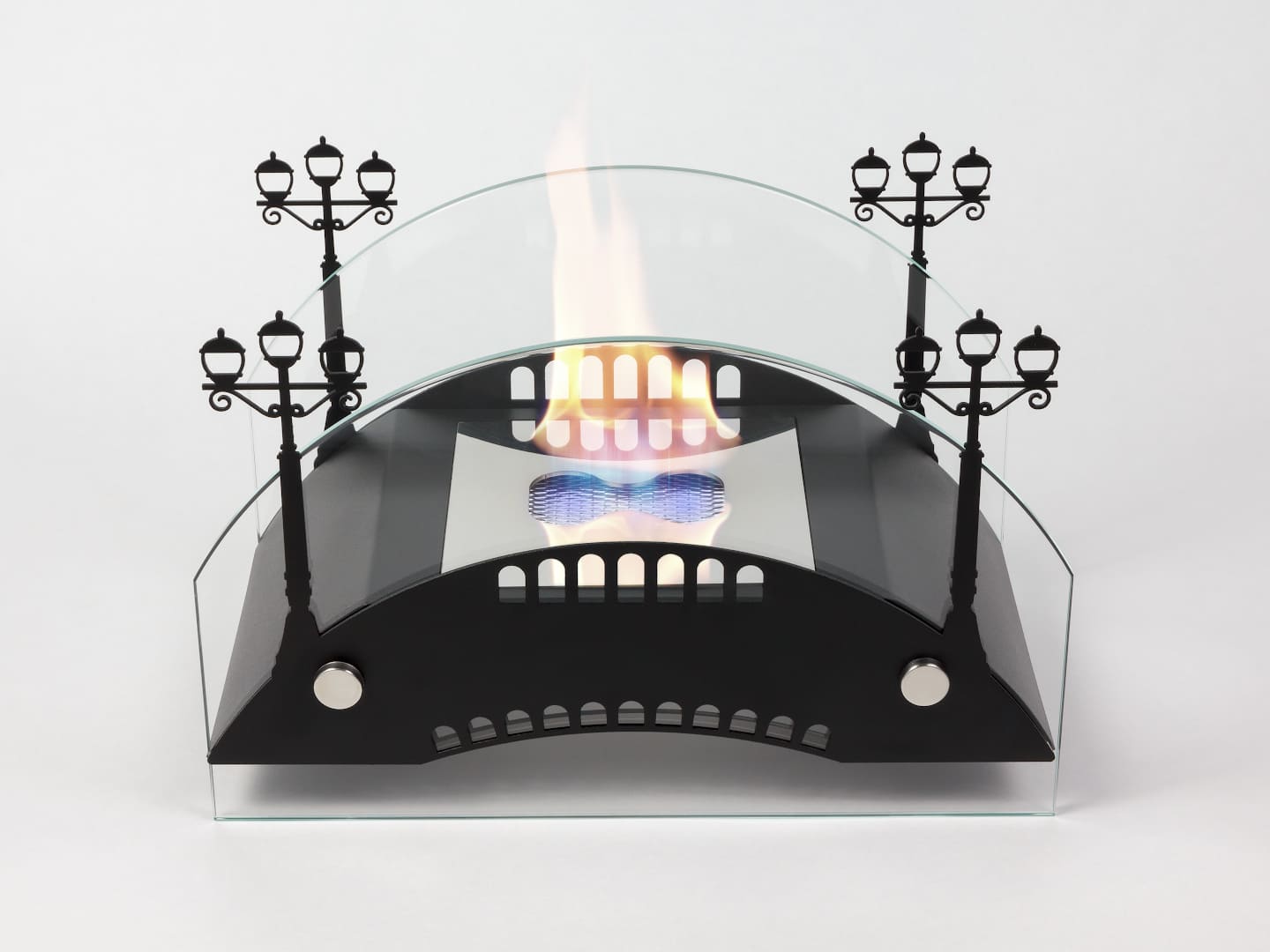 Настольный биокамин Lux Fire "Пушкинский мост" M Чёрный по цене 19 602 руб.