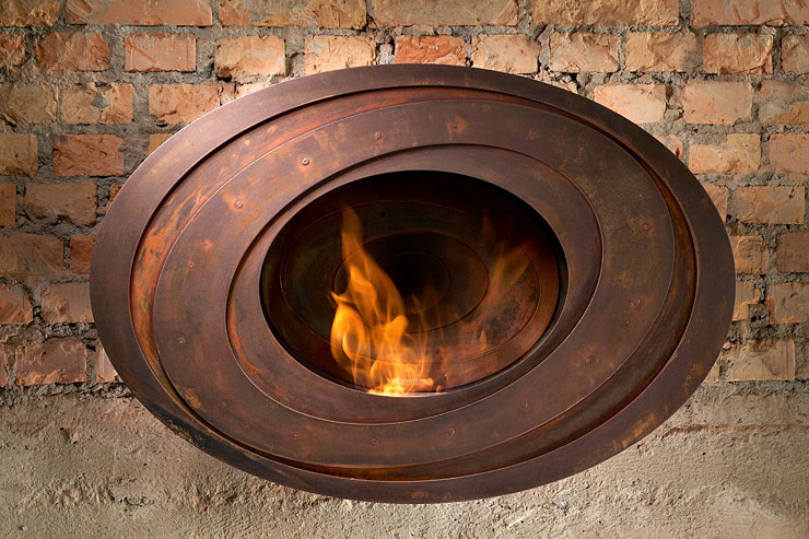 Биокамин RuFire SteamPunk g-oval по цене 139 000 руб.