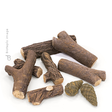 Набор из 7-ми поленцев и 2-х шишек