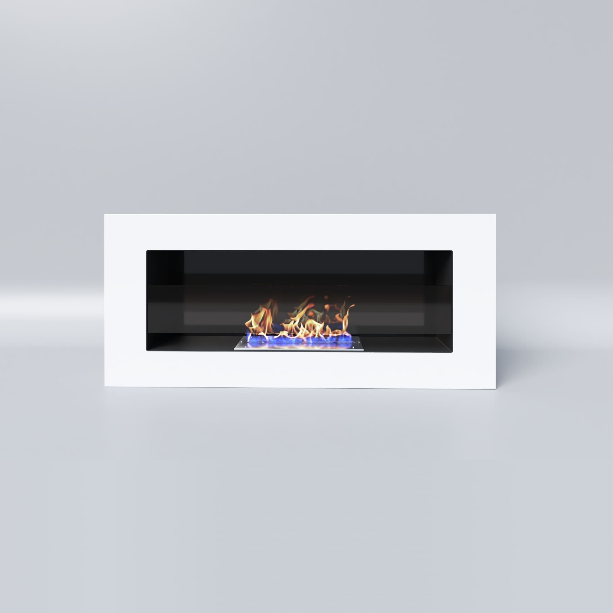 Биокамин "Русский огонь" Лайт Бланк 900N с защитным стеклом по цене 23 350 руб.