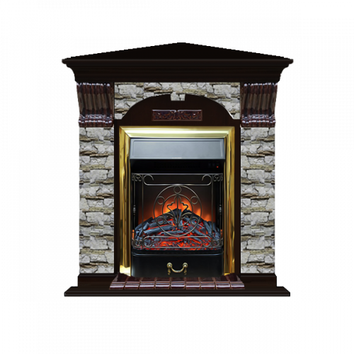 Арочный Алтай угловой (венге)+Majestic Brass