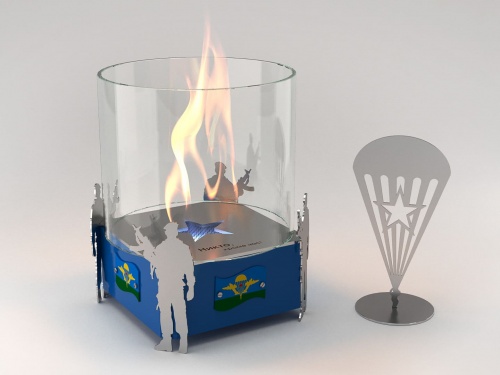 Биокамин настольный Lux Fire "ВДВ" М