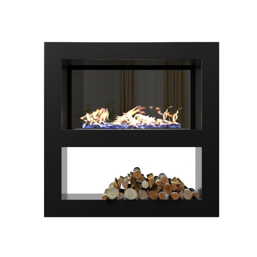 Биокамин "Русский огонь" Лобби 900 встраиваемый с защитным стеклом