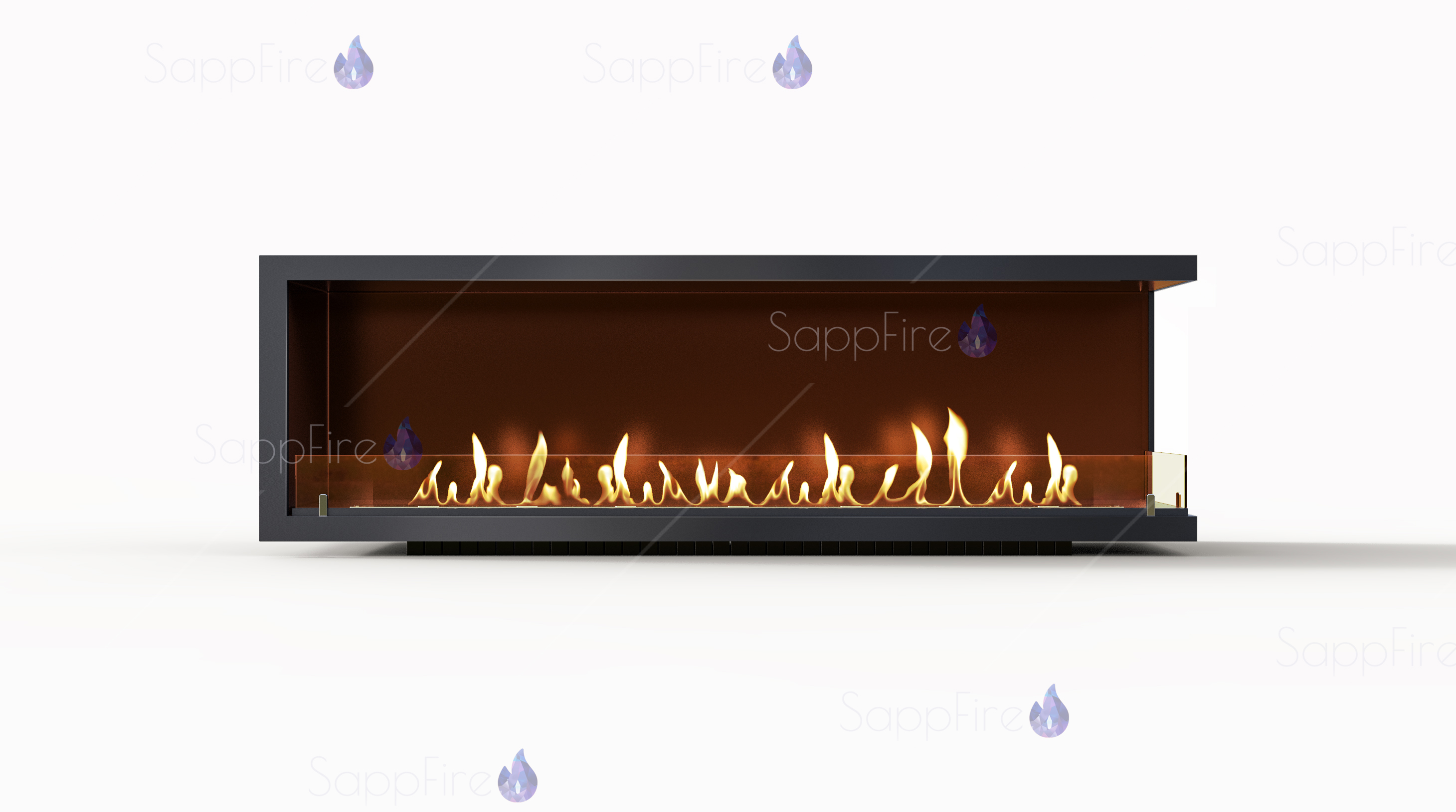 Встраиваемый угловой очаг 1200 SappFire по цене 46 850 руб.