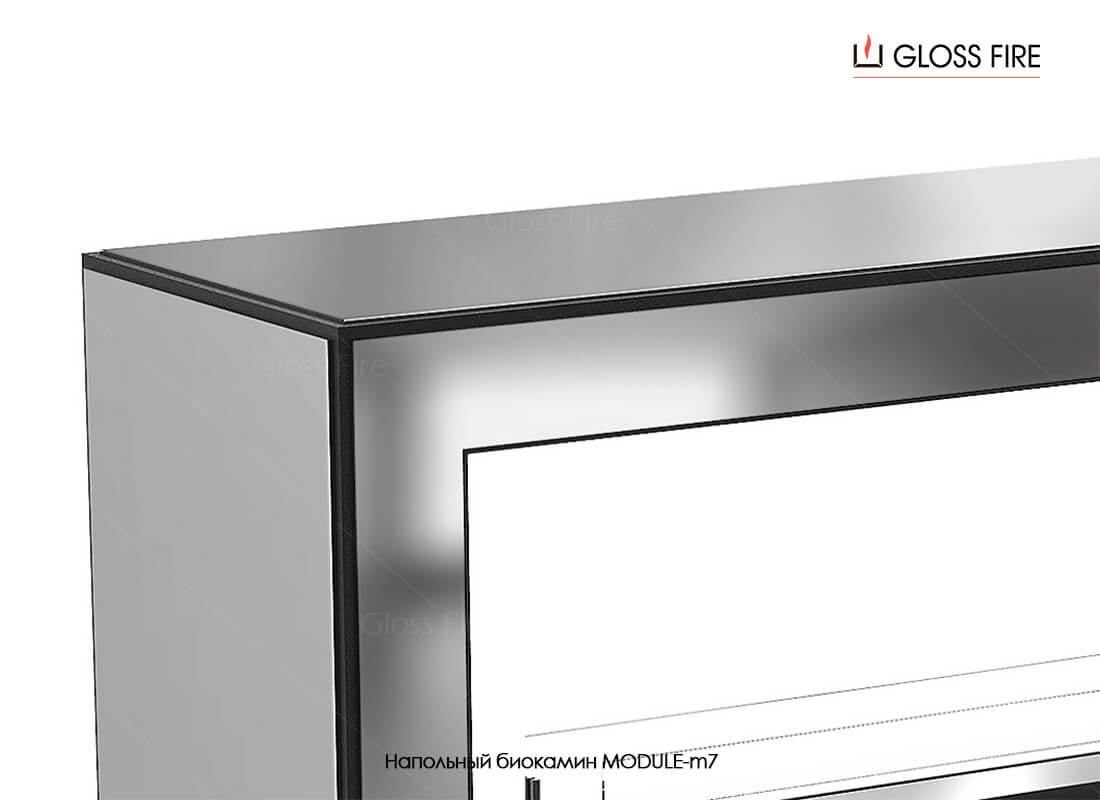 Напольный биокамин Module-m7 по цене 147 200 руб.