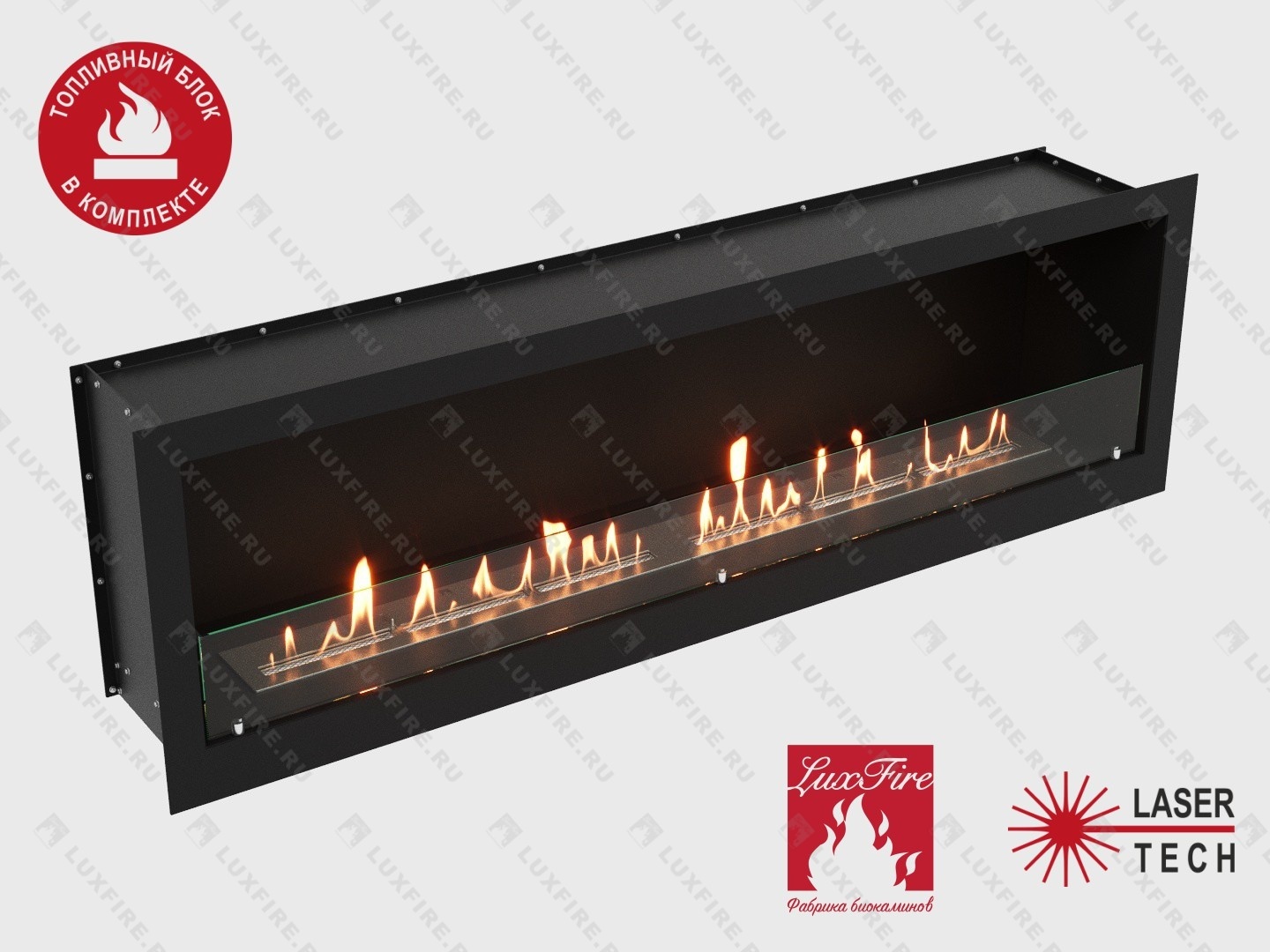 Встроенный биокамин Lux Fire Кабинет 1710 М