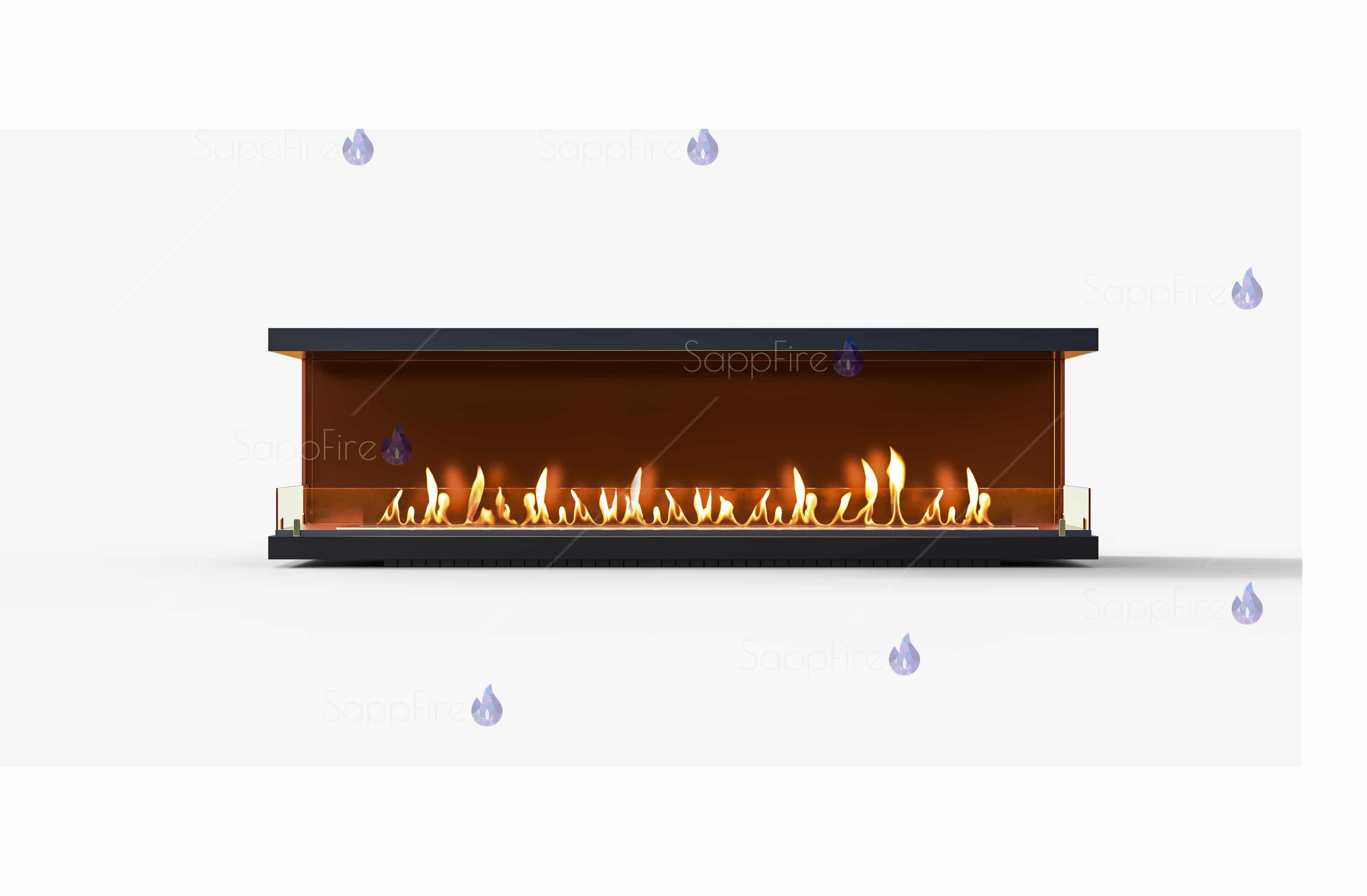 Встраиваемый торцевой очаг 2000 SappFire по цене 83 850 руб.