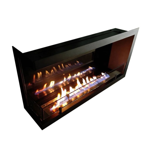 Биокамин "Русский огонь" Честер 1000 угловой левый с защитным стеклом