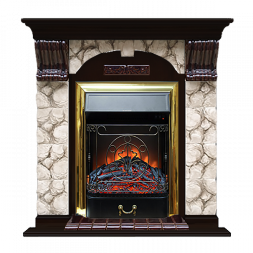 Арочный Карелия (венге)+Majestic Brass