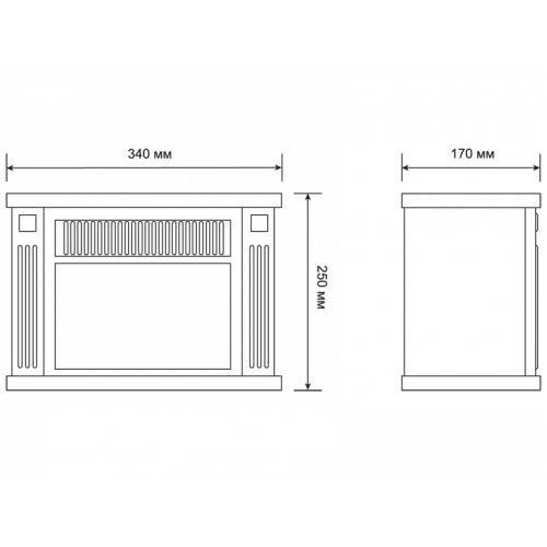 Электрический мини-камин EFP/M - 5012B