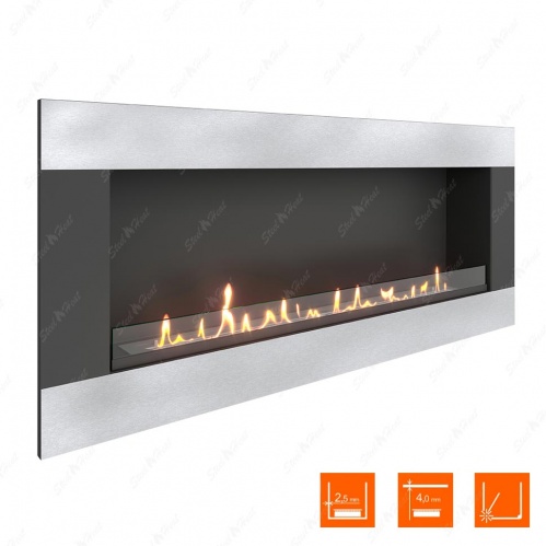 Биокамин SteelHeat GRAND-H 1500 XL стекло