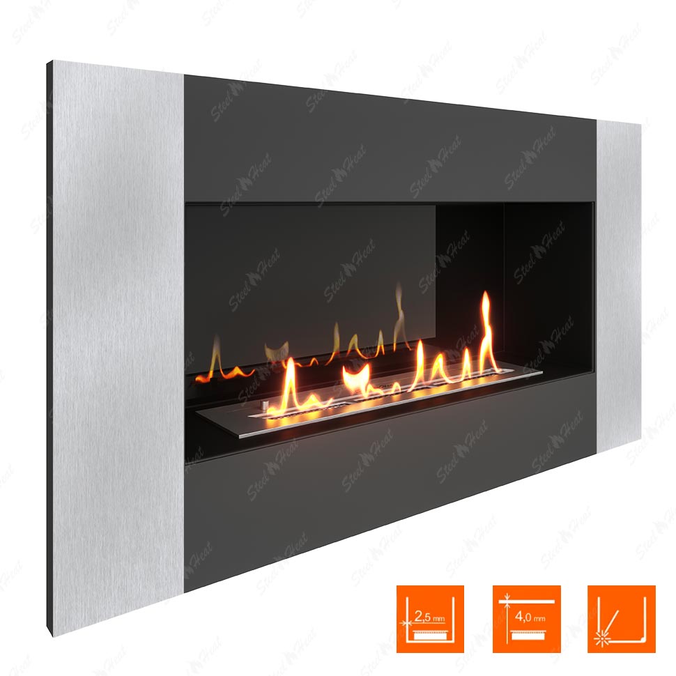 Биокамин SteelHeat GRAND-V 900 стемалит по цене 40 320 руб.