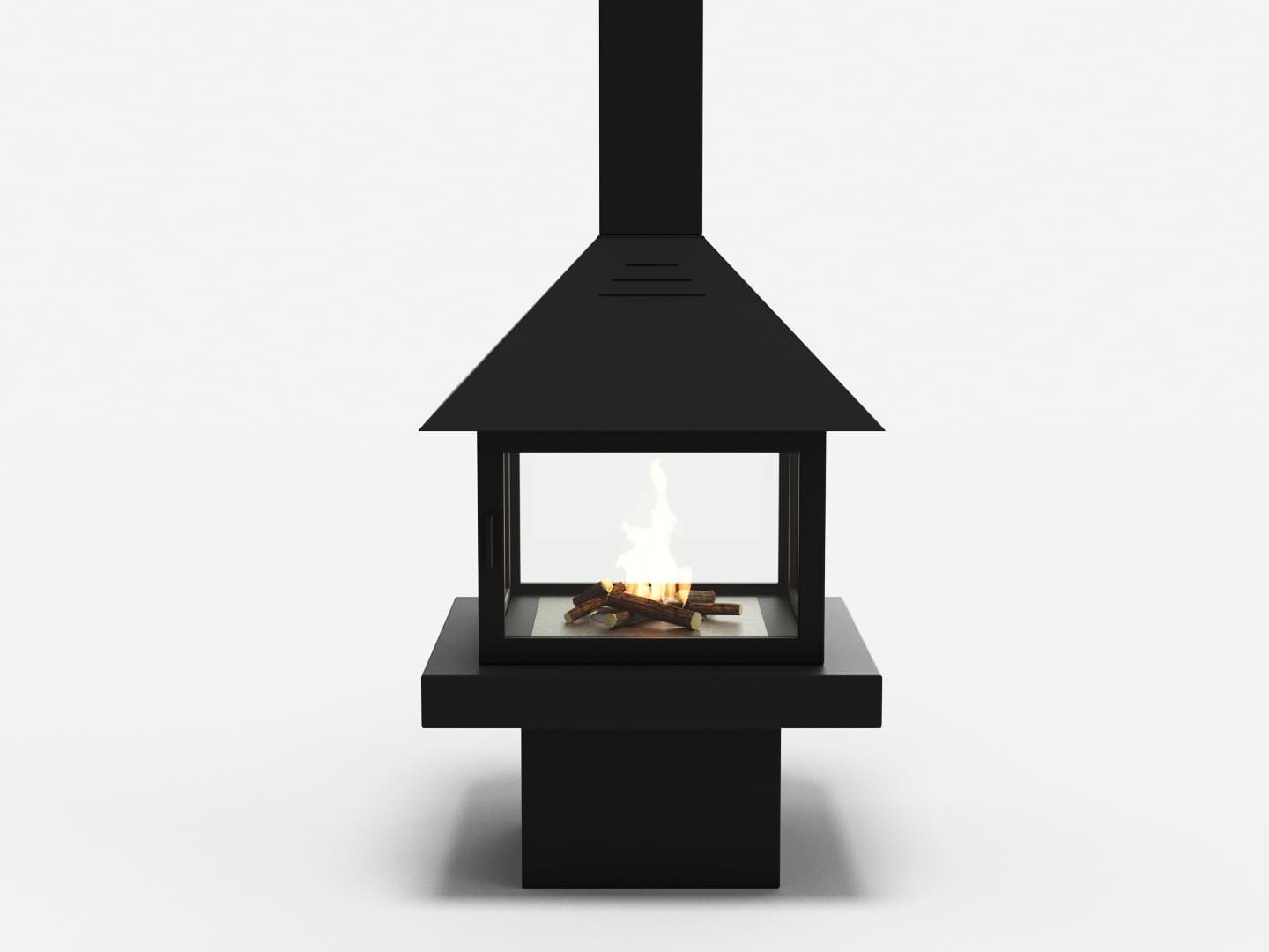 Островной биокамин Lux Fire Куб 850 по цене 391 133 руб.