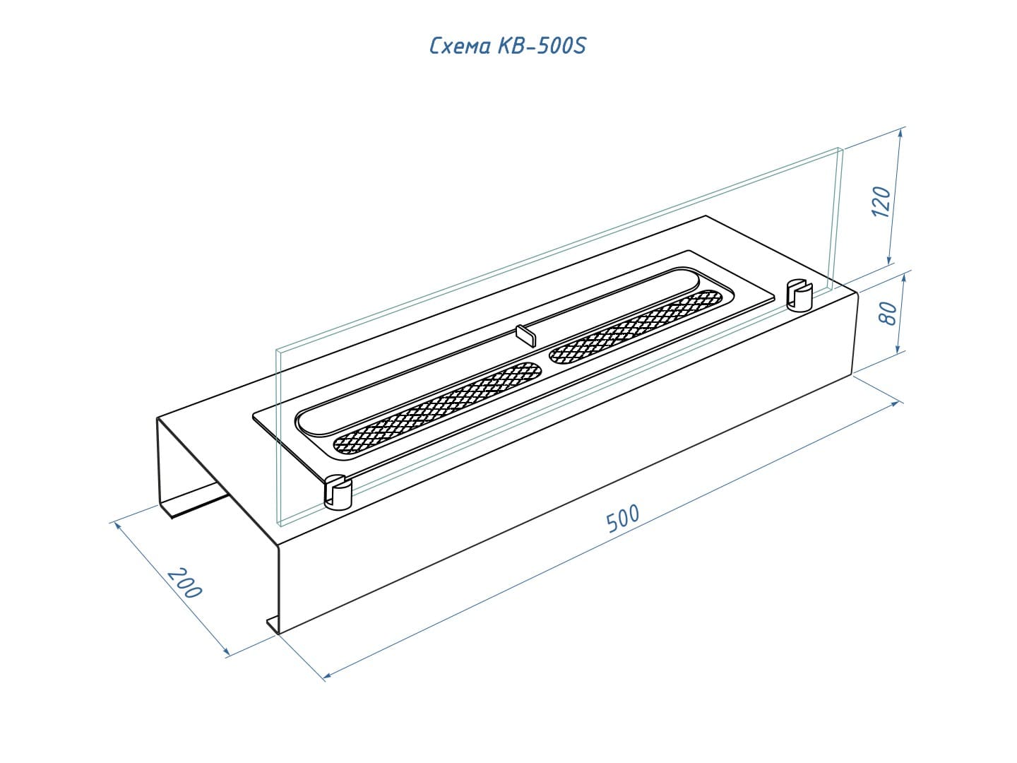 Каминная вставка Lux Fire 500 S по цене 22 264 руб.