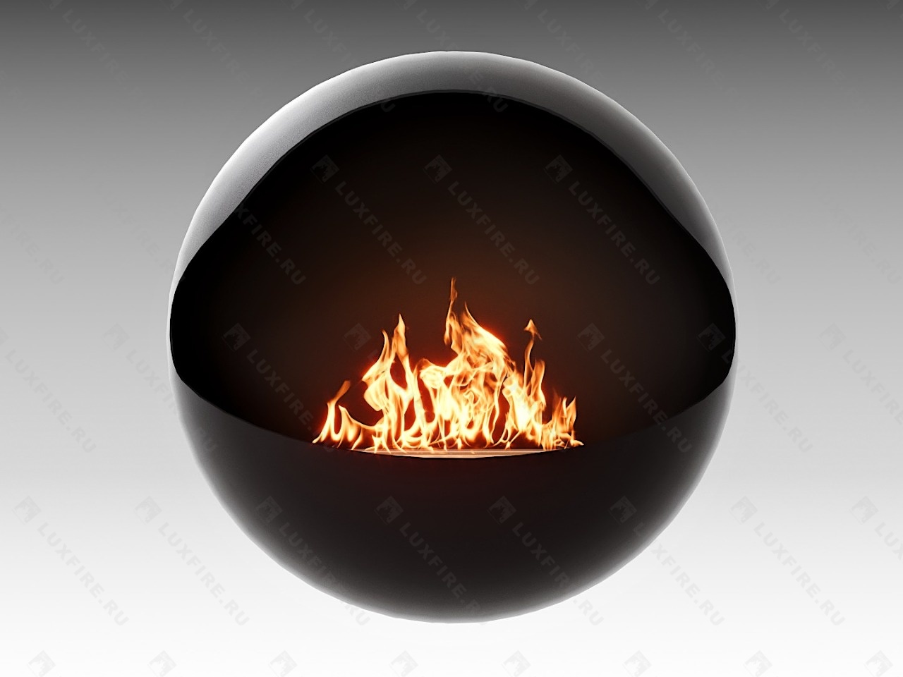 Настенный биокамин Lux Fire "Блэк Джек"