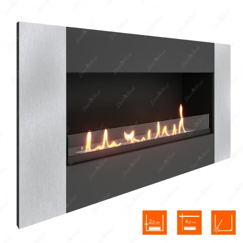 Биокамин SteelHeat GRAND-V 900 XL стекло