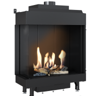 Газовая топка Kratki LEO/L/76/62/G31/37MBAR, баллонный газ