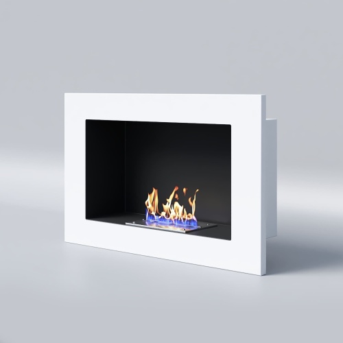 Биокамин "Русский огонь" Лайт Бланк 650V с защитным стеклом