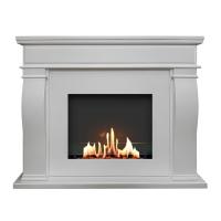 Биокамин в портале SteelHeat Palermo, стекло