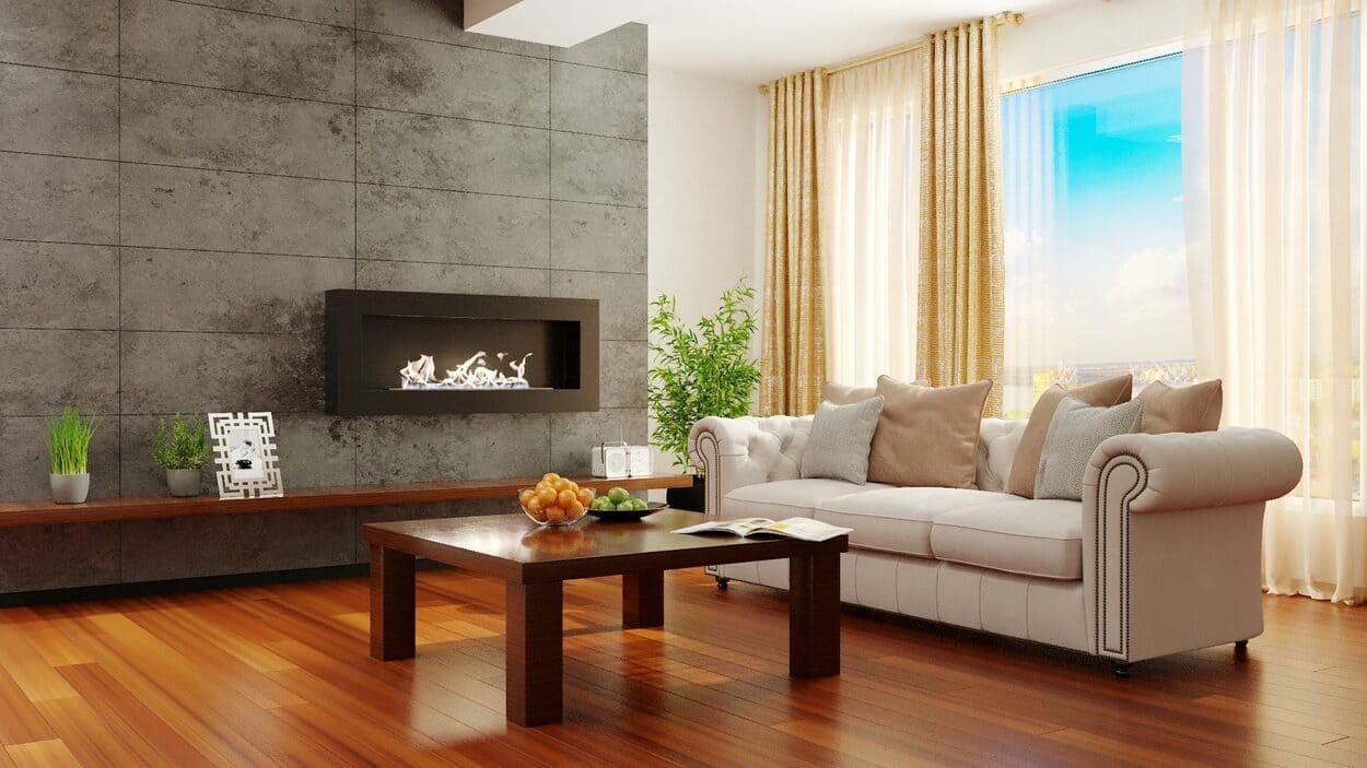 Биокамин "Русский огонь" Лофт 1500N настенный с защитным стеклом по цене 47 500 руб.