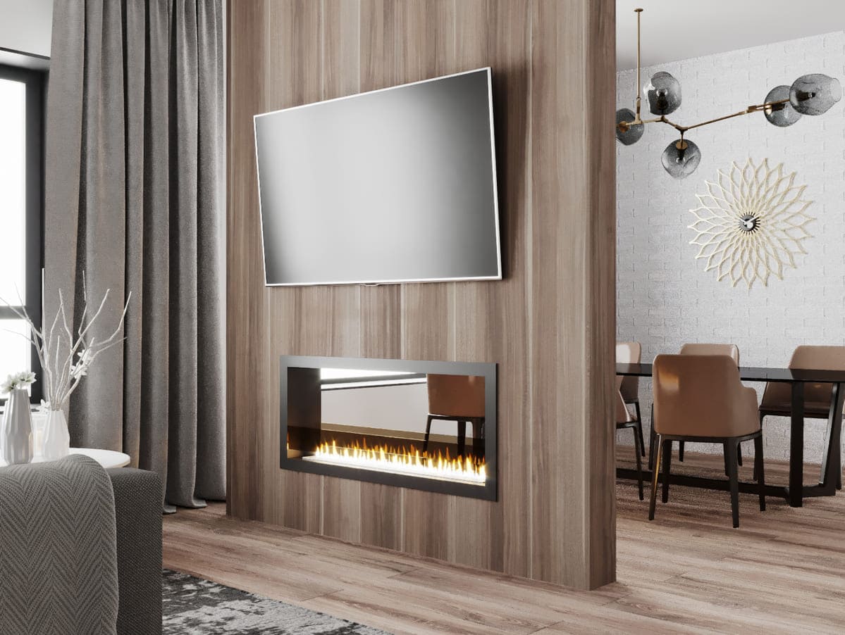 Биокамин "Русский огонь" Честер Сквозной 1200 встраиваемый по цене 39 800 руб.