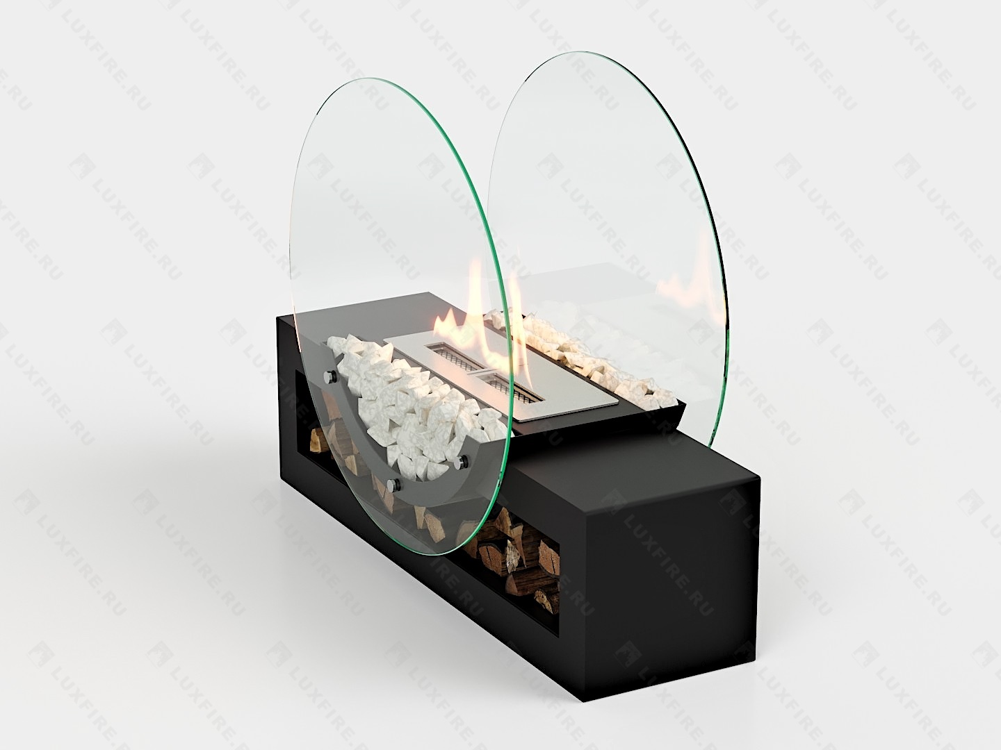Напольный биокамин Lux Fire "Рональдо" по цене 86 273 руб.