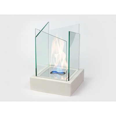 Настольный биокамин Lux Fire "Каменный остров", M