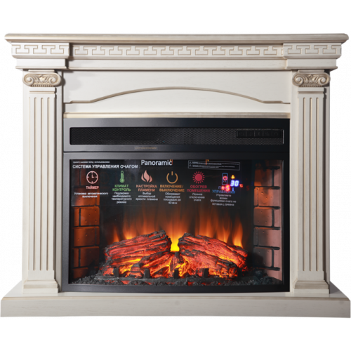 Афина (бежевый с золотой патиной)+Panoramic 33 Led FX