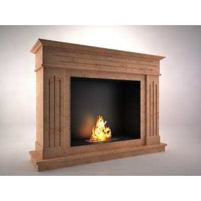 Биокамин FireBird ВАРШАВА мрамор CREMA NOVA