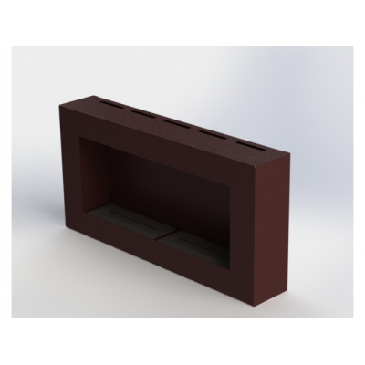 Биокамин Window Fat II burgundy Арома