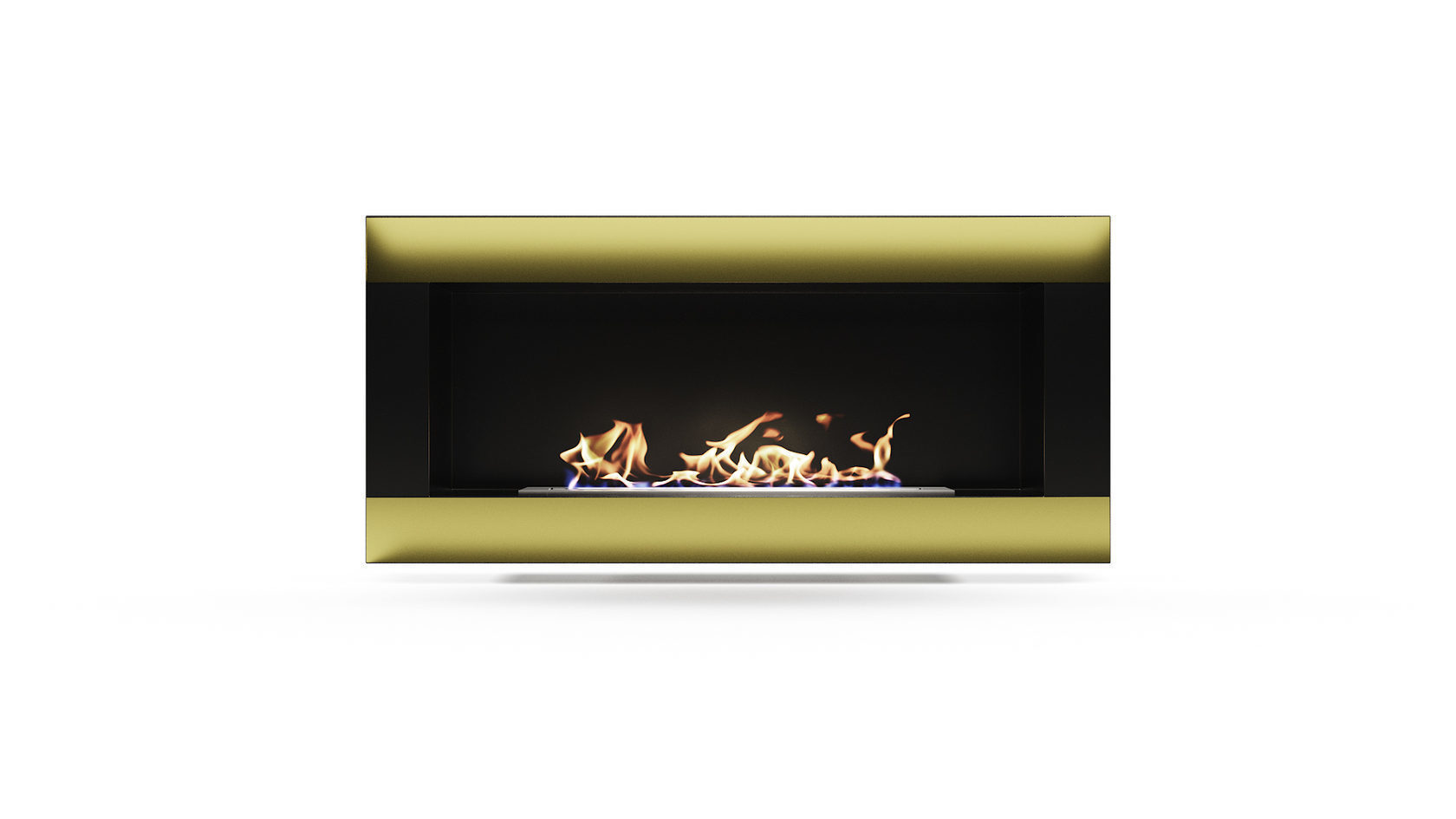 Биокамин "Русский огонь" Голд 1100N настенный с декоративным стеклом (стемалитом) по цене 46 650 руб.