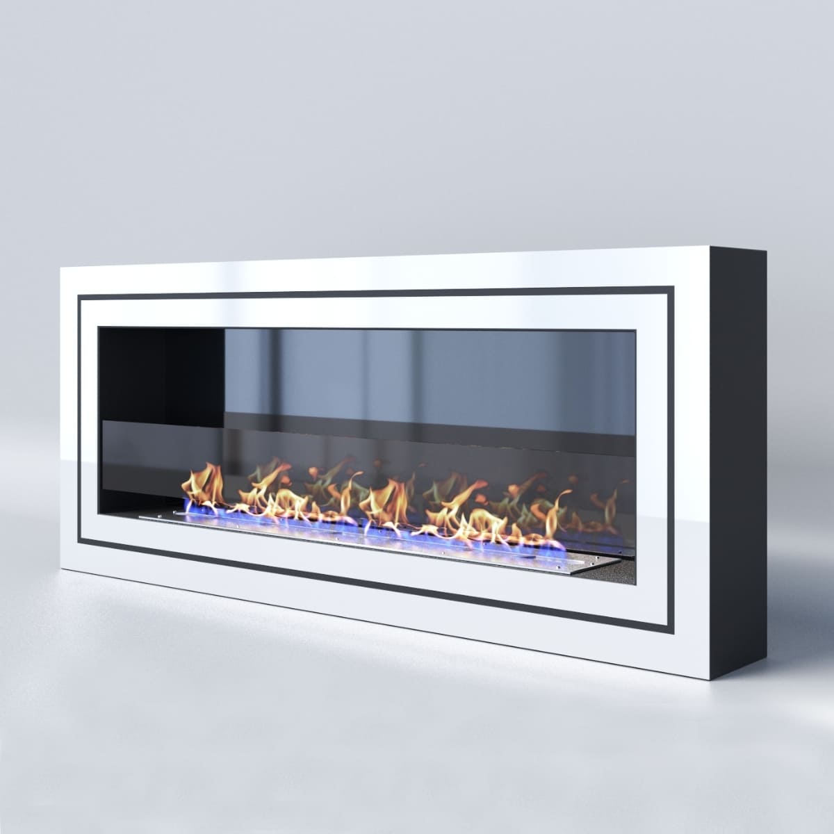 Биокамин "Русский огонь" Стенли 1100N настенный с защитным и декоративным стеклом по цене 50 100 руб.