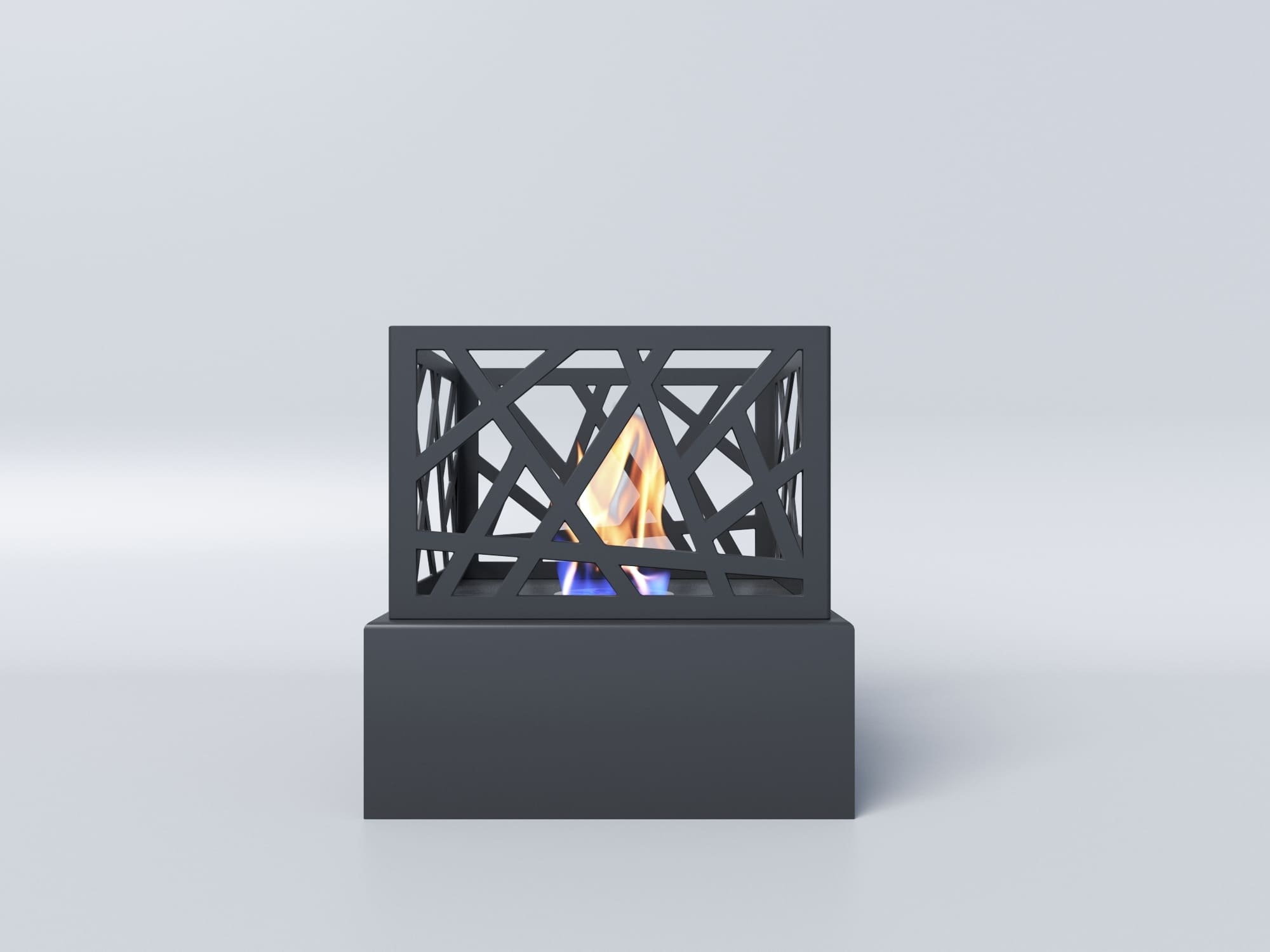 Биокамин "Русский огонь" Бруклин черный по цене 12 000 руб.