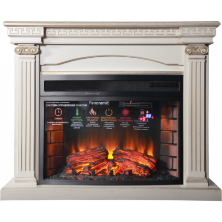 Афина (бежевый с золотой патиной)+Panoramic 33 Led FX