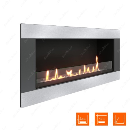 Биокамин SteelHeat ONE-H 800 XL стекло по цене 33 296 руб.