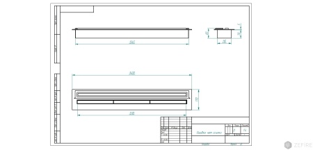 Прямоугольный контейнер ZeFire 1400 PREMIUM по цене 135 000 руб.