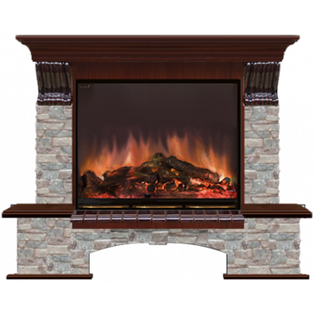 Бостон Грот цветной (красное дерево)+Arte 28