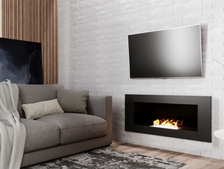 Биокамин "Русский огонь" Лайт 1200V встраиваемый с защитным стеклом по цене 26 250 руб.