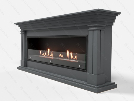 Биокамин Lux Fire с порталом Ромео 60, графит по цене 151 792 руб.