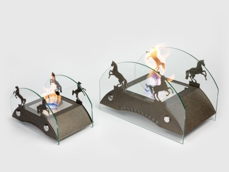 Настольный биокамин Lux Fire "Графский мост" S Бронза по цене 14 641 руб.