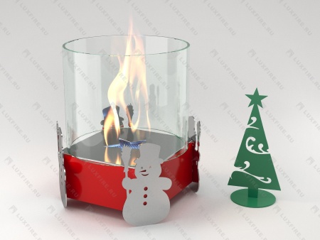 Настольный биокамин Lux Fire "Новогодний" М по цене 18 755 руб.